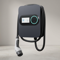 LumenCharge Halo 48A Smart EV Wall Charger — Studio Shot