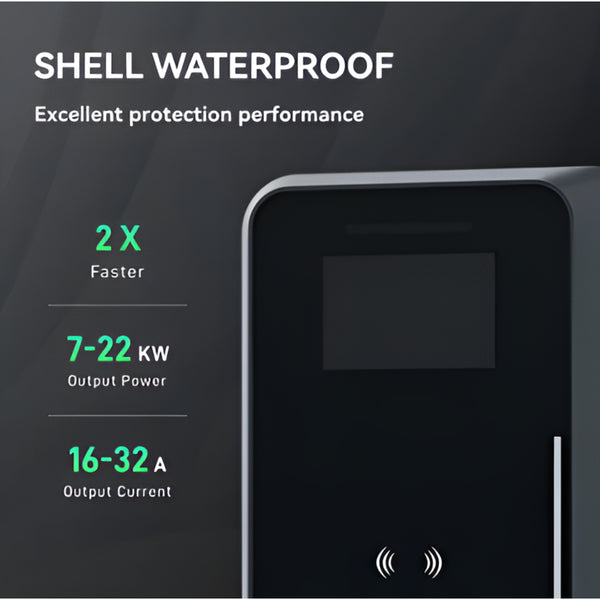 VoltAtelier Onyx Pro 80A EV Wall Charger